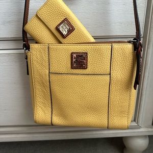 Dooney and Burke Yellow Crossbody Bag